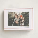 "Frameline" - Holiday Cards in Crimson by Wendy Chung - Folded Card