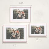 "Frameline" - Holiday Cards in Crimson by Wendy Chung - Formats Available