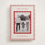 "Wavy Edge" - Holiday Cards in Eggnog by Kelly Schmidt - Front