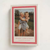 "Preppy Frame" - Holiday Cards in Cherry Cola by Carolyn MacLaren - Folded Card