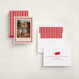 "Preppy Frame" - Holiday Cards in Cherry Cola by Carolyn MacLaren - Assembled