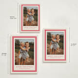 "Preppy Frame" - Holiday Cards in Cherry Cola by Carolyn MacLaren - Formats Available