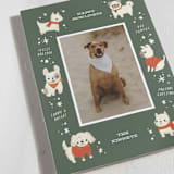"Dog Days of Christmas" - Holiday Cards in Sage by Itsy Belle Studio - Detail