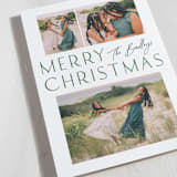 "Christmas Memories" - Holiday Cards in Pine by Pixel and Hank - Detail