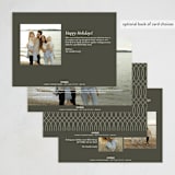 "Holiday Together" - Holiday Cards in Olive by Orasie - Back of Card