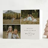 "boxed" - Holiday Cards in Fog by Brianne Larsen - Folded Card