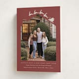 "New Stop" - Holiday Cards in Cinnamon by Heather Schertzer - Folded Card