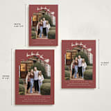 "New Stop" - Holiday Cards in Cinnamon by Heather Schertzer - Formats Available