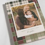 "Madras" - Holiday Cards in Balsam Fir by Megan Cash - Detail