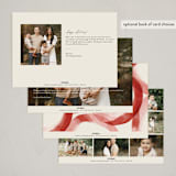"Bold Circles" - Holiday Cards in Vanilla by Monika Torun - Back of Card Options