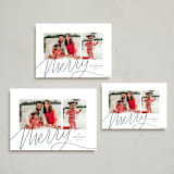 "this is merry" - Holiday Cards in Spruce by Lea Delaveris - Formats Available