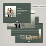 "Oh So Married" - Holiday Cards in Pine by Ashley Iwafuchi - Back of Card