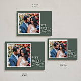 "Oh So Married" - Holiday Cards in Pine by Ashley Iwafuchi - Formats Available