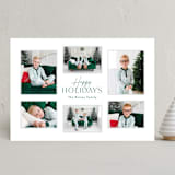 "Minimalist Frames" - Holiday Cards in Evergreen by Sandra Picco Design - Front