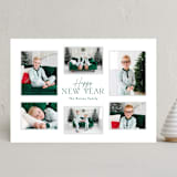 "Minimalist Frames" - Holiday Cards in Evergreen by Sandra Picco Design - Front