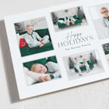 "Minimalist Frames" - Holiday Cards in Evergreen by Sandra Picco Design - Detail