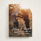 "Notes" - Holiday Cards in Snow by AK Graphics - Front