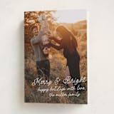 "Notes" - Holiday Cards in Snow by AK Graphics - Folded Card