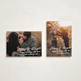 "Notes" - Holiday Cards in Snow by AK Graphics - Photo Orientation Options