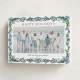"traditional christmas" - Holiday Cards in Frosty Blue by Angel Walker - Folded Card