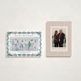 "traditional christmas" - Holiday Cards in Frosty Blue by Angel Walker - Photo Orientation Options