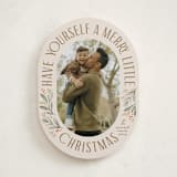 "merry little Christmas time" - Holiday Cards in Linen by Karidy Walker - Front