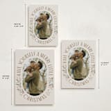 "merry little Christmas time" - Holiday Cards in Linen by Karidy Walker - Formats Available