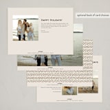 "Handpainted Frame" - Holiday Cards in Cream by leslie hamer - Back of Card Options