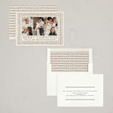 "Handpainted Frame" - Holiday Cards in Cream by leslie hamer - Assembled