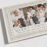"Handpainted Frame" - Holiday Cards in Cream by leslie hamer - Detail