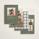 "photo surround" - Holiday Cards in Snow by Carolyn Nicks - Back of Card Options