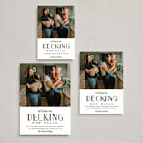 "Deck the New Halls" - Holiday Cards in Ivory by Erica Krystek - Formats Available