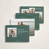"Joyful Pet" - Holiday Cards in Juniper by Louise Kay - Back of Card Options