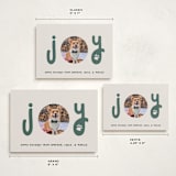 "Joyful Pet" - Holiday Cards in Juniper by Louise Kay - Formats Available