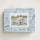 "Beach Holiday" - Holiday Cards in Ocean by Teju Reval - Folded Card