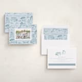 "Beach Holiday" - Holiday Cards in Ocean by Teju Reval - Assembled
