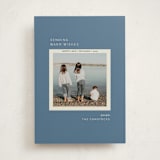 "Vacation Snapshot" - Holiday Cards in French Blue by Sarah Brown - Front
