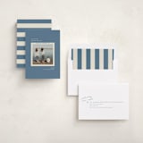 "Vacation Snapshot" - Holiday Cards in French Blue by Sarah Brown - Assembled