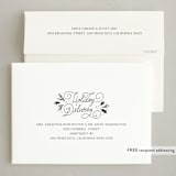 "Curly Merry Christmas" - Holiday Cards in Snow by Elsa Duncan - FREE Recipient Addressing