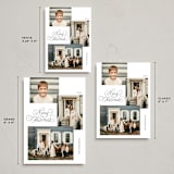 "Curly Merry Christmas" - Holiday Cards in Snow by Elsa Duncan - Formats Available