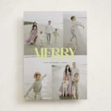 "cover" - Holiday Cards in Citron by Morgan Kendall - Front