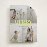 "cover" - Holiday Cards in Citron by Morgan Kendall - Front