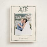 "Christmas Coquette" - Holiday Cards in Evergreen by Ekko Studio - Front