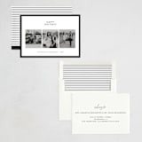 "Border" - Holiday Cards in Charcoal by JoAnn Jinks - Assembled