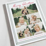 "classic multi frame" - Holiday Cards in Pine by Kanika Mathur - Detail