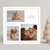"Simple collage" - Holiday Cards in Poinsettia by Stephanie Heinrich Godbout - Front