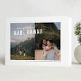 "Travel Greetings" - Holiday Cards in Coconut by Meggy Masters - Folded Card