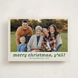 "Pecos" - Holiday Cards in Cactus by Megan Davis - Front