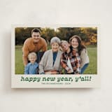 "Pecos" - Holiday Cards in Cactus by Megan Davis - Front