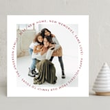 "Solstice" - Holiday Cards in Ruby by Jelena Vuletic - Front
